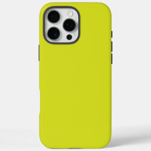 Coque iPhone 16 Pro Max Fond jaune plat – Texture de rentrée scolaire