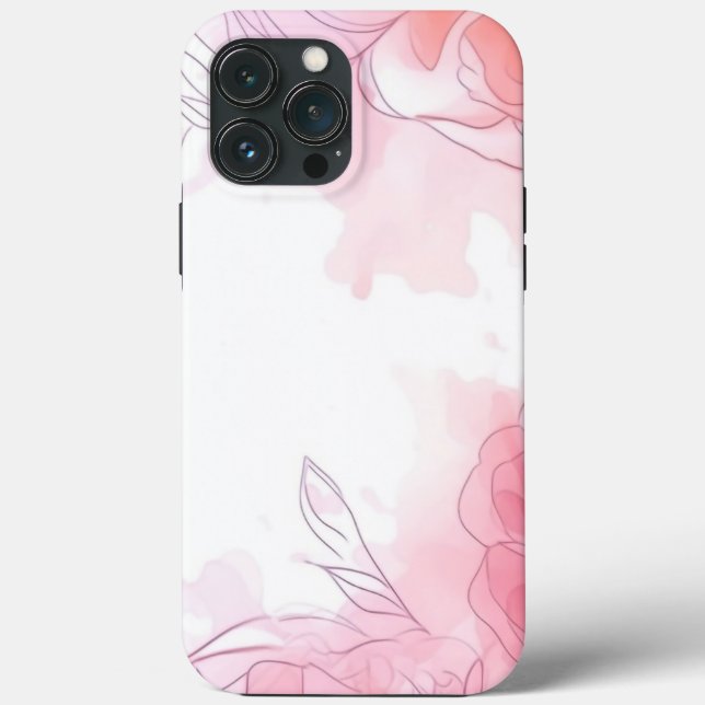 Coques Case-Mate iPhone Fond liquide aquarelle (Verso)