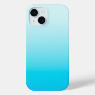 Coque Case-Mate iPhone Fond ombré bleu aqua