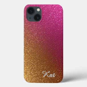 Case-Mate iPhone Case Fond rose vibrant et scintillant