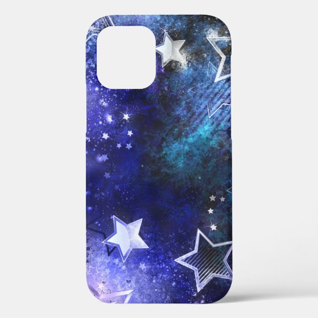 Coques Case-Mate iPhone Fond spatial avec étoiles (Verso)