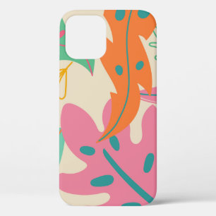 Case-Mate iPhone Case Fond tropical avec des plantes de jungle. Feuille
