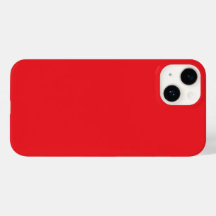 Coque Case-Mate iPhone Fond uni rouge solide