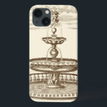 iPhone 13 Coque Fontaine de cour avec chérub ornemental<br><div class="desc">Un chérubin ornemental surplombe cette fontaine de cour décorative. L'eau se déverse,  collectant dans les bassins individuels de la fontaine. Une image paisible qui aurait l'air extraordinaire dans n'importe quelle maison !</div>