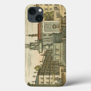 iPhone 13 Case Fontaine italienne en ville Carré par Falda