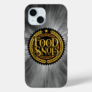 Coque Case-Mate iPhone Food Snob - Amoureux de la nourriture amusant