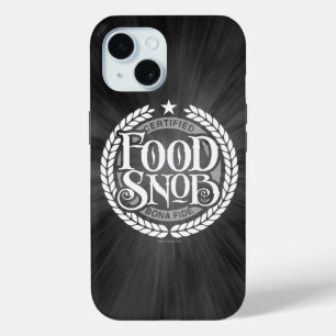 Coque Case-Mate iPhone Food Snob - Amoureux de la nourriture amusant