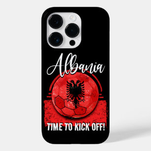 Coque Case-Mate iPhone Football Albanie Drapeau, Football Vintage