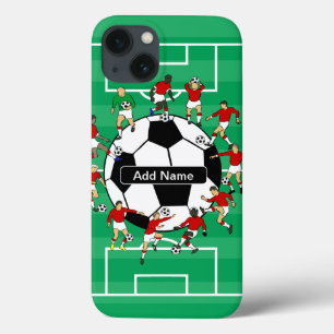 iPhone 13 Coque Football de football personnalisé