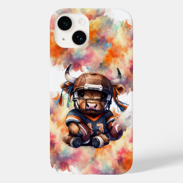 Coques Case-Mate iPhone Football Et Vaches Highland (Verso)