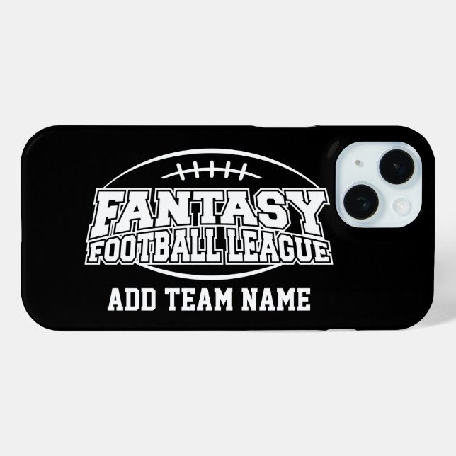 Coques Case-Mate iPhone Football Imaginaire - Votre logo d'équipe (Verso (horizontal))