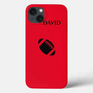 Case-Mate iPhone Case Football iPhone/coque ipad avec nom personnalisé.