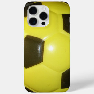 Coque Case-Mate iPhone Football jaune et noir.