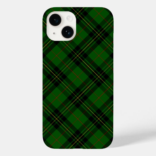 Coques Case-Mate iPhone Forbes tartan vert noir plaid (Verso)
