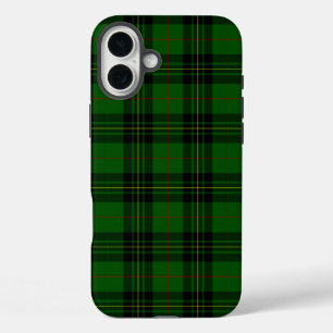 Coque Pour iPhone 16 Plus Forbes tartan vert noir plaid