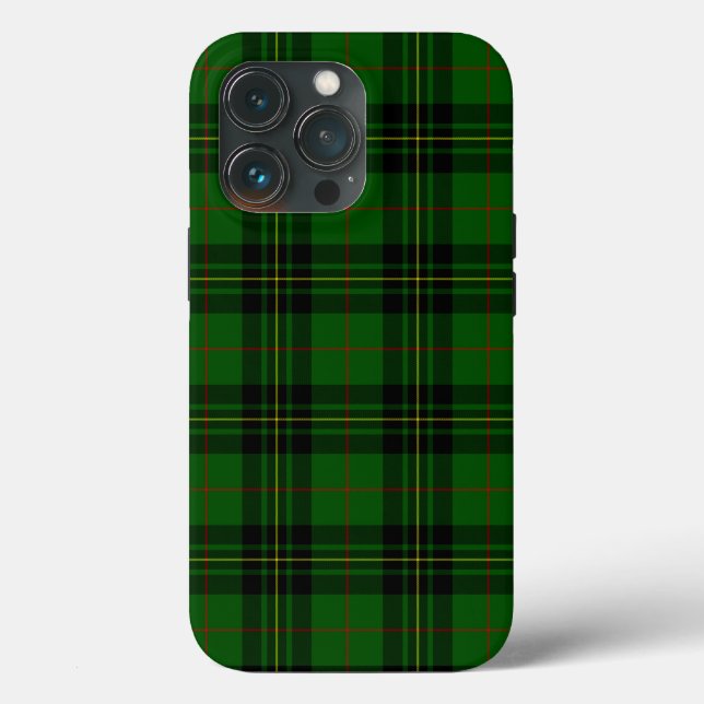 Coques Case-Mate iPhone Forbes tartan vert noir plaid (Verso)