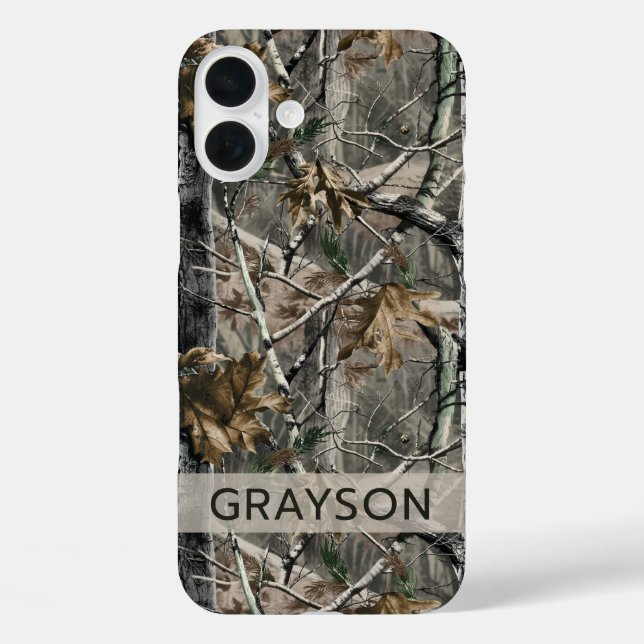 Coques Case-Mate iPhone Forest Branches Camouflage Personalized (Verso)