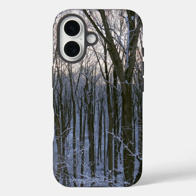Coques Case-Mate iPhone Forest of Snowy Trees (Verso)