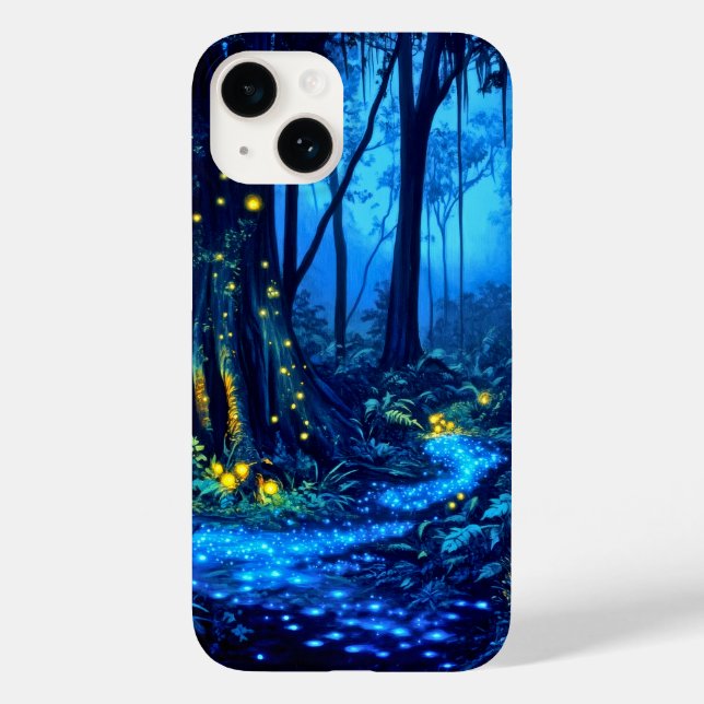 Coques Case-Mate iPhone Forêt Bio Luminescente (Verso)