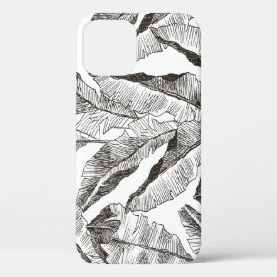 Case-Mate iPhone Case Forêt blanche noire : Motif Plante tropical