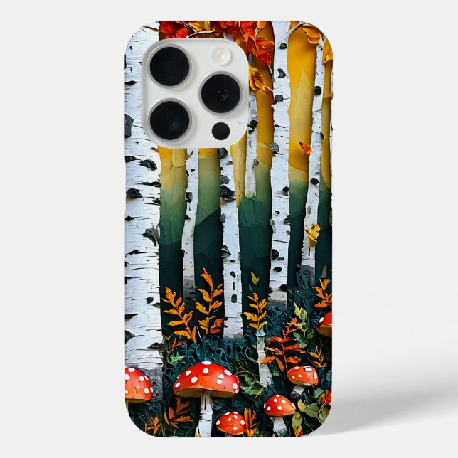 Coques Case-Mate iPhone Forêt de bouleaux fantastique (Verso)