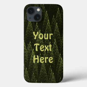 Etui iPhone 13 Forêt de conifères fractale