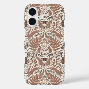 Coque Pour iPhone 16 Forêt de mousse de Mocha/Bois et plantes