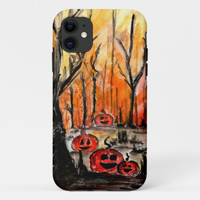 Coques Case-Mate iPhone Forêt d'Halloween (Dos)