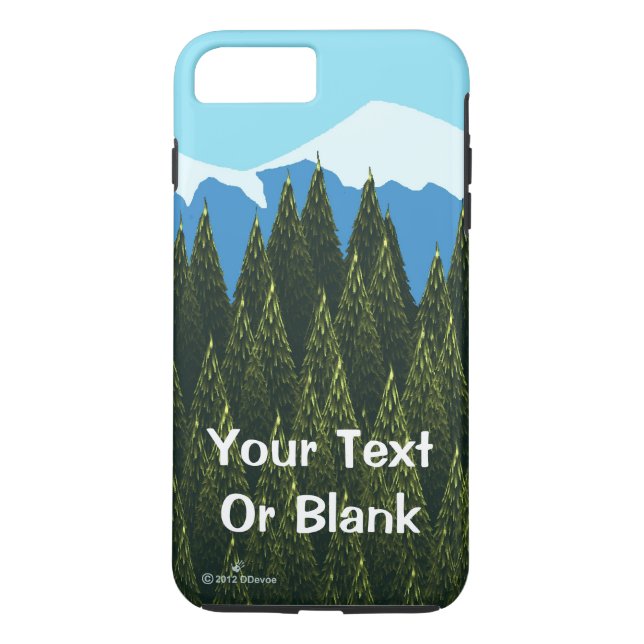Coques Case-Mate iPhone Forêt fractale (Dos)