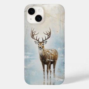 Coque Case-Mate iPhone Forêt givre Cerf