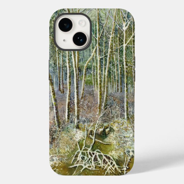 Coques Case-Mate iPhone forêt hivernale (Verso)