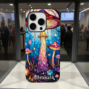 Coque iPhone 16 Pro Forêt luisante d'Amanita Muscaria