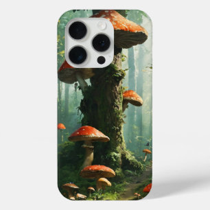 Coque Case-Mate iPhone forêt magique, volée agarique, forêt féerique, bou