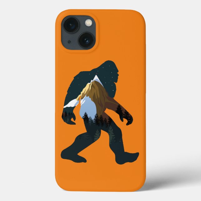 Coques Case-Mate iPhone Forêt nocturne Bigfoot (Verso)