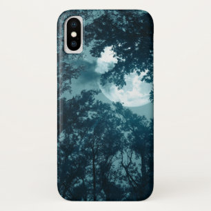 Case-Mate iPhone Case Forêt nocturne enchantée avec pleine lune