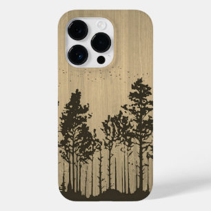 Coque Case-Mate iPhone Forêt sauvage - Bois gravé - Bois