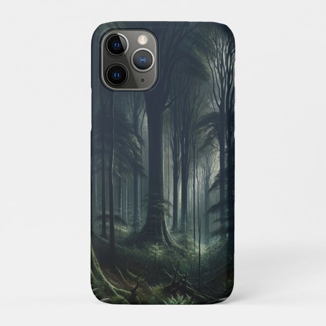 Coques Case-Mate iPhone Forêt sombre au crépuscule  (Dos)