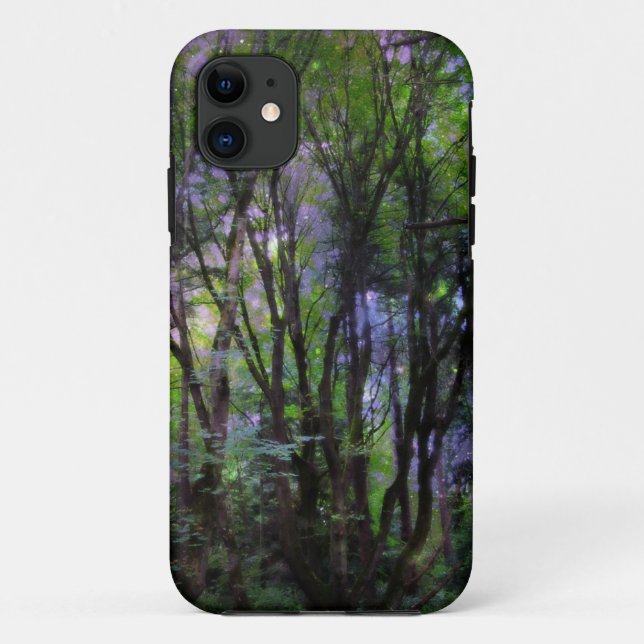 Coques Case-Mate iPhone Forêt surnaturelle de Fairy Lights (Dos)