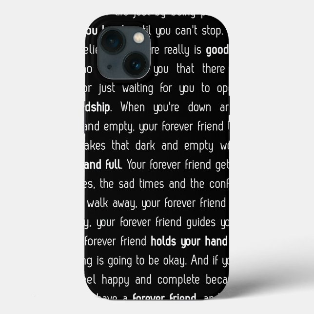 Coques Case-Mate iPhone Forever has no end (Verso)