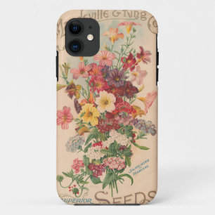 Case-Mate iPhone Case Forfait Flower Seed Vintage Couverture de la boît