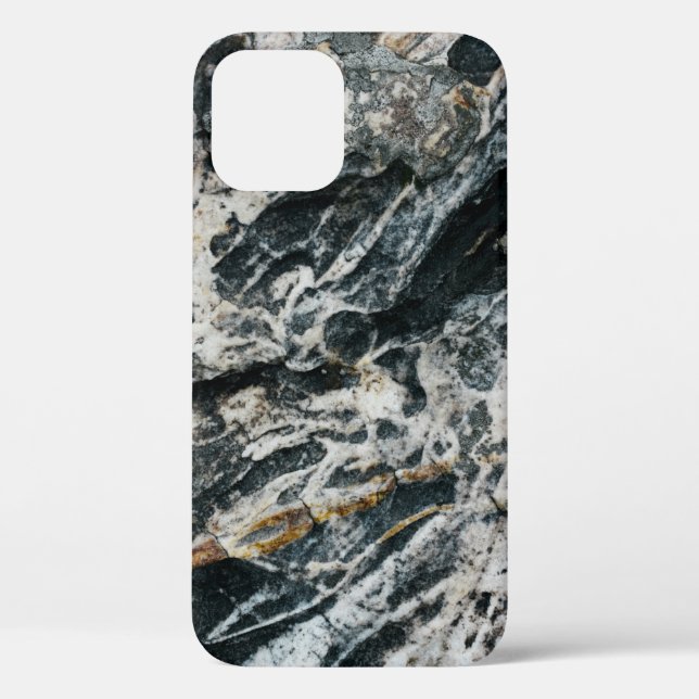 Coques Case-Mate iPhone Formation de roches blanches et noires (Verso)