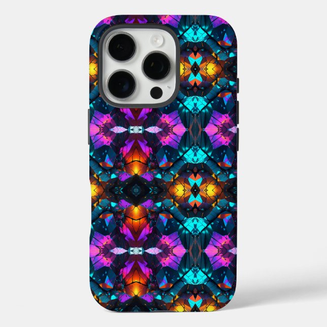 Coques Case-Mate iPhone Formations de roches minérales brillantes (Verso)