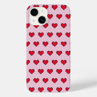 Forme de coeur mignonne pixélisée