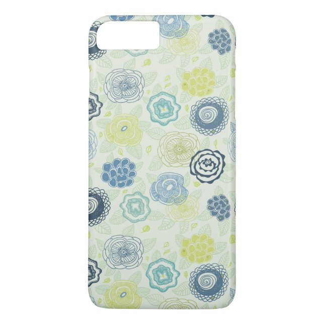 Coques Case-Mate iPhone Forme florale élégante avec fleurs mignonnes (Dos)