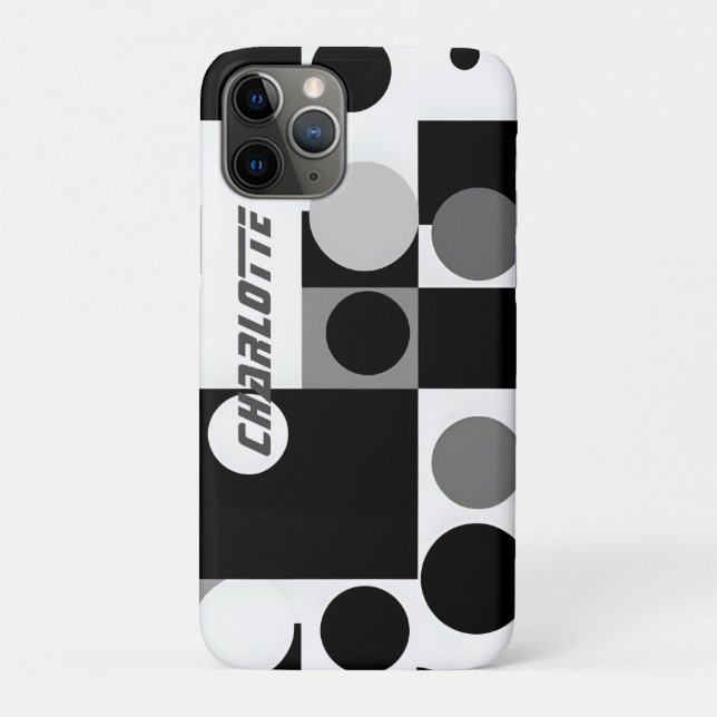 Coques Case-Mate iPhone forme géométrique gris noir blanc iPad Smart Cover (Dos)