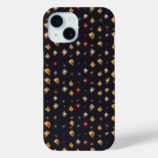 Coques Case-Mate iPhone Formes Abstraites Motif foncé (Verso)