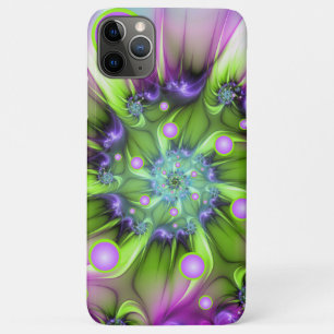 Case-Mate iPhone Case Formes arrondies de spirale colorées Art fractal A