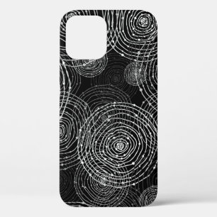 Case-Mate iPhone Case formes arrondies en noir et blanc