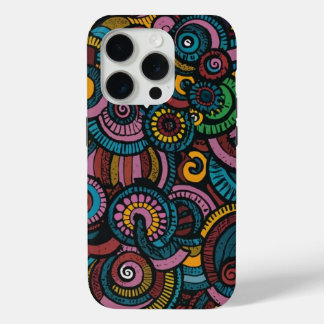 Coque Case-Mate iPhone Formes circulaires colorées motif de couverture iP