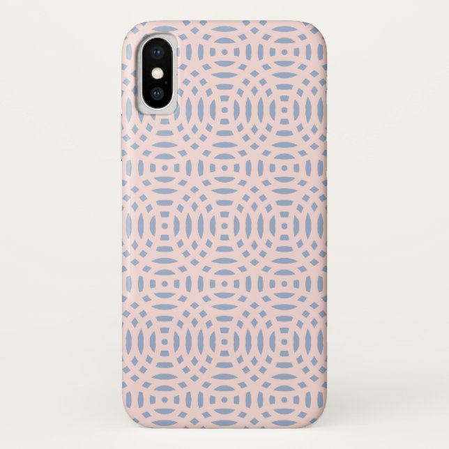 Coques Case-Mate iPhone formes circulaires motif sans couture (Dos)